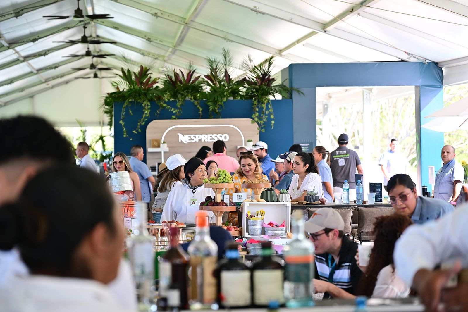 Nespresso hospitality lounge at golf event