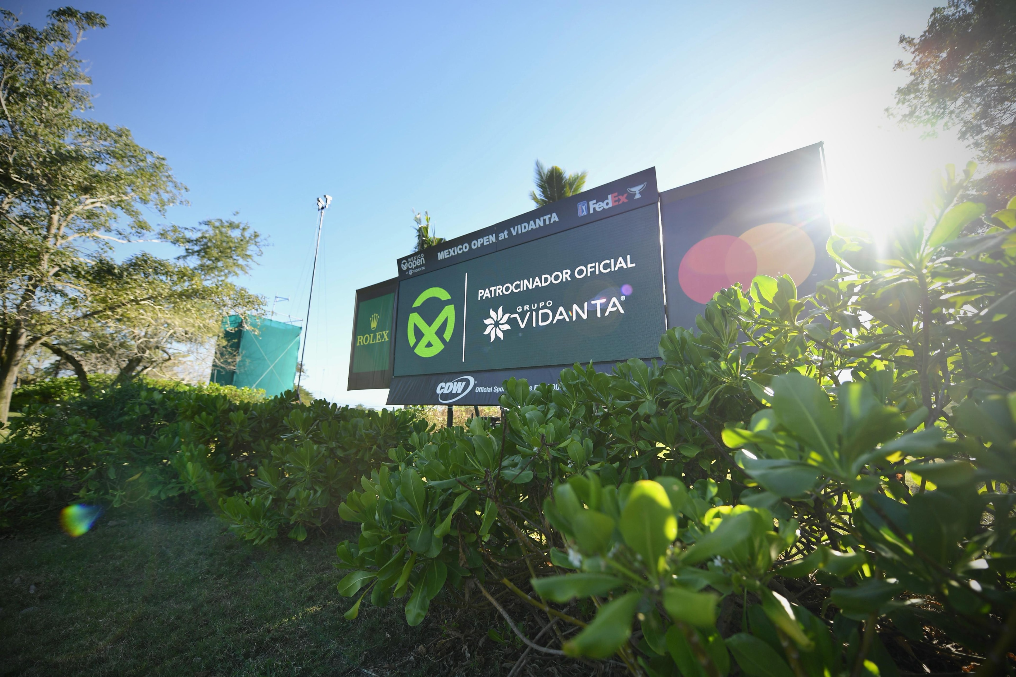 Mexico Open at Vidanta sponsor signage