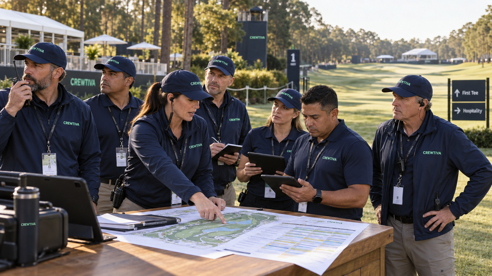 CREWTIVA execution team at event