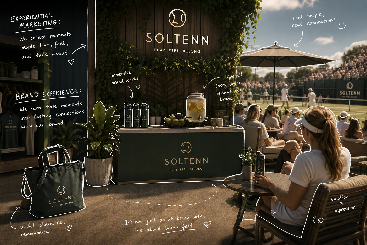 Brand experience activation event