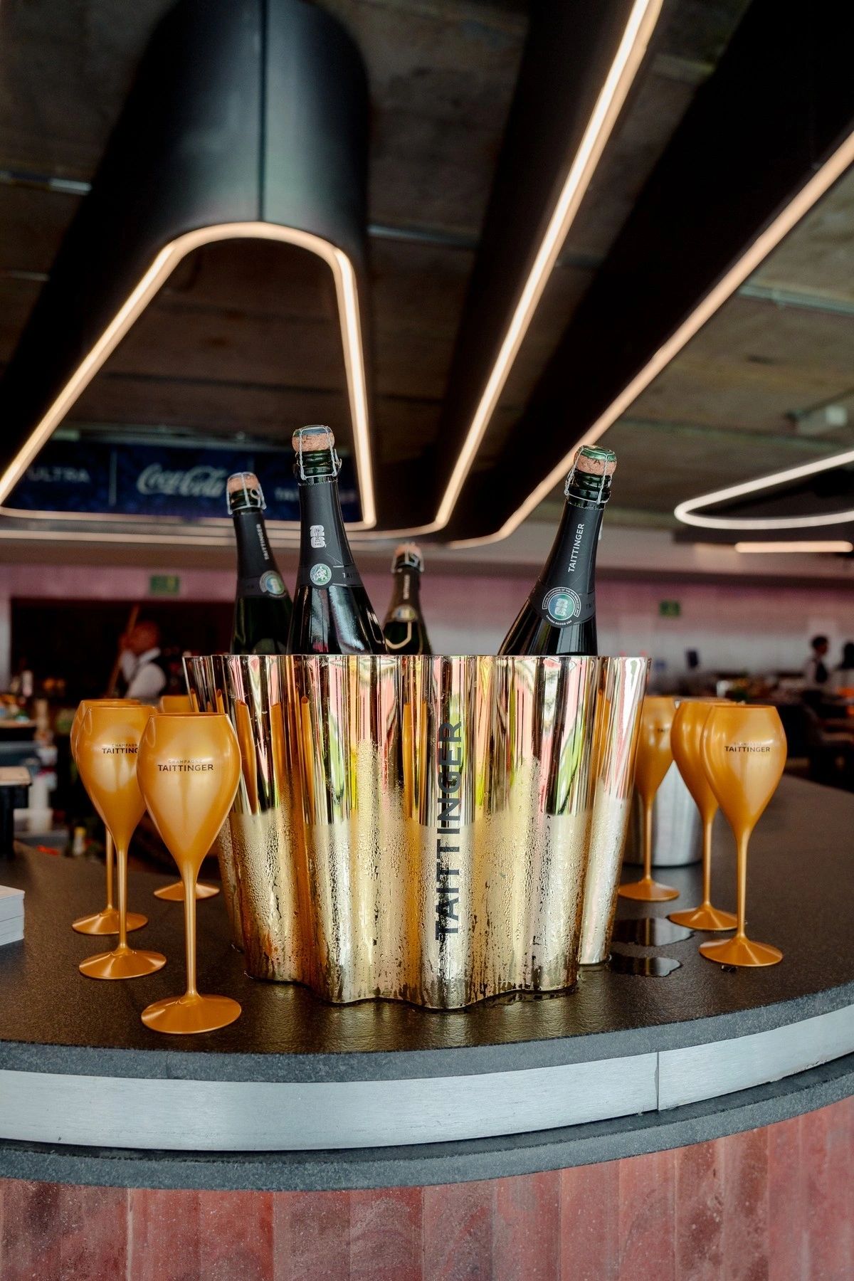 Premium champagne hospitality service
